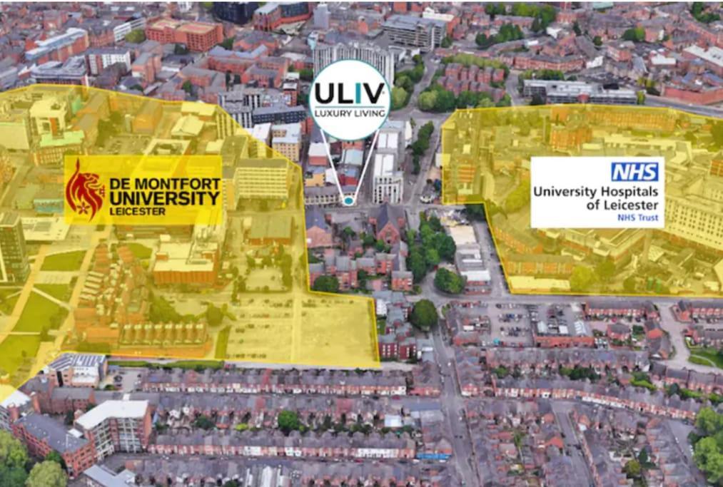 Lovely 1 Bed Studio 1B Near Royal Infirmary And Dmu Leicester Exteriér fotografie